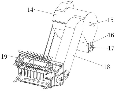 Hydraulic main clutch mechanism of corn harvester