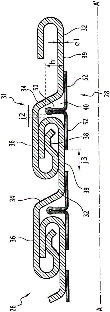 Flexible pipe for transporting fluid and associated method