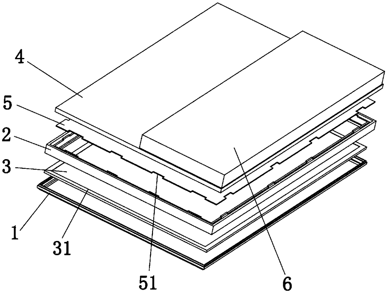 Frame structure, liquid crystal module and assembly method of liquid crystal module