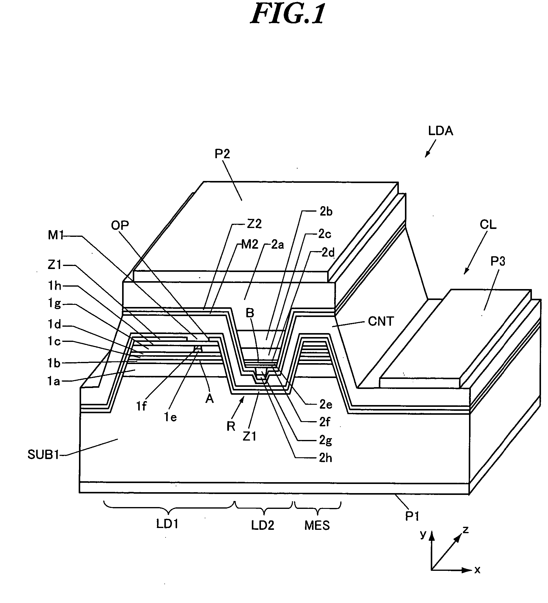 Integrated semiconductor light-emitting device and method for manufacturing same