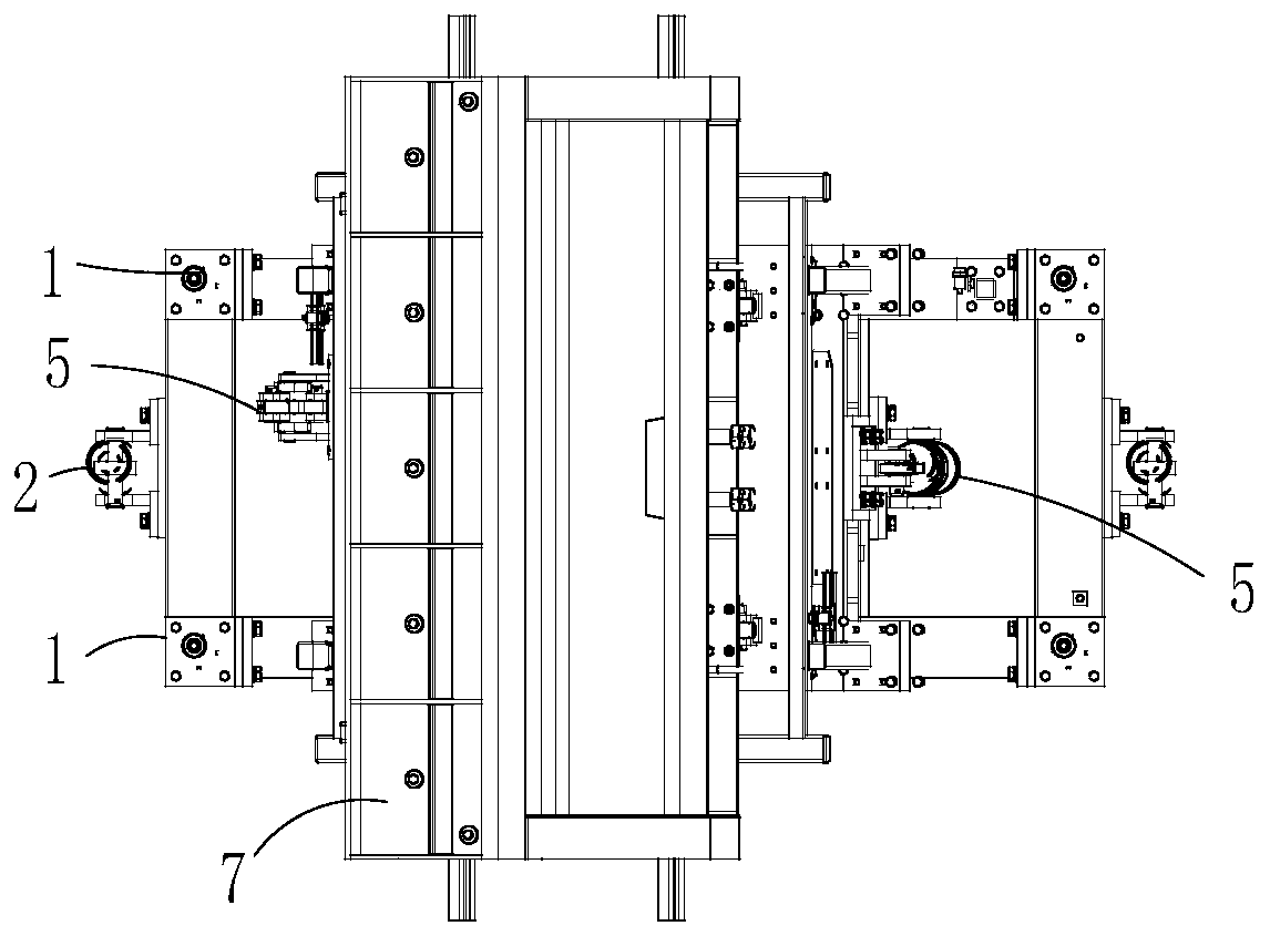 Die tipping vibrating table and tilting vibration method