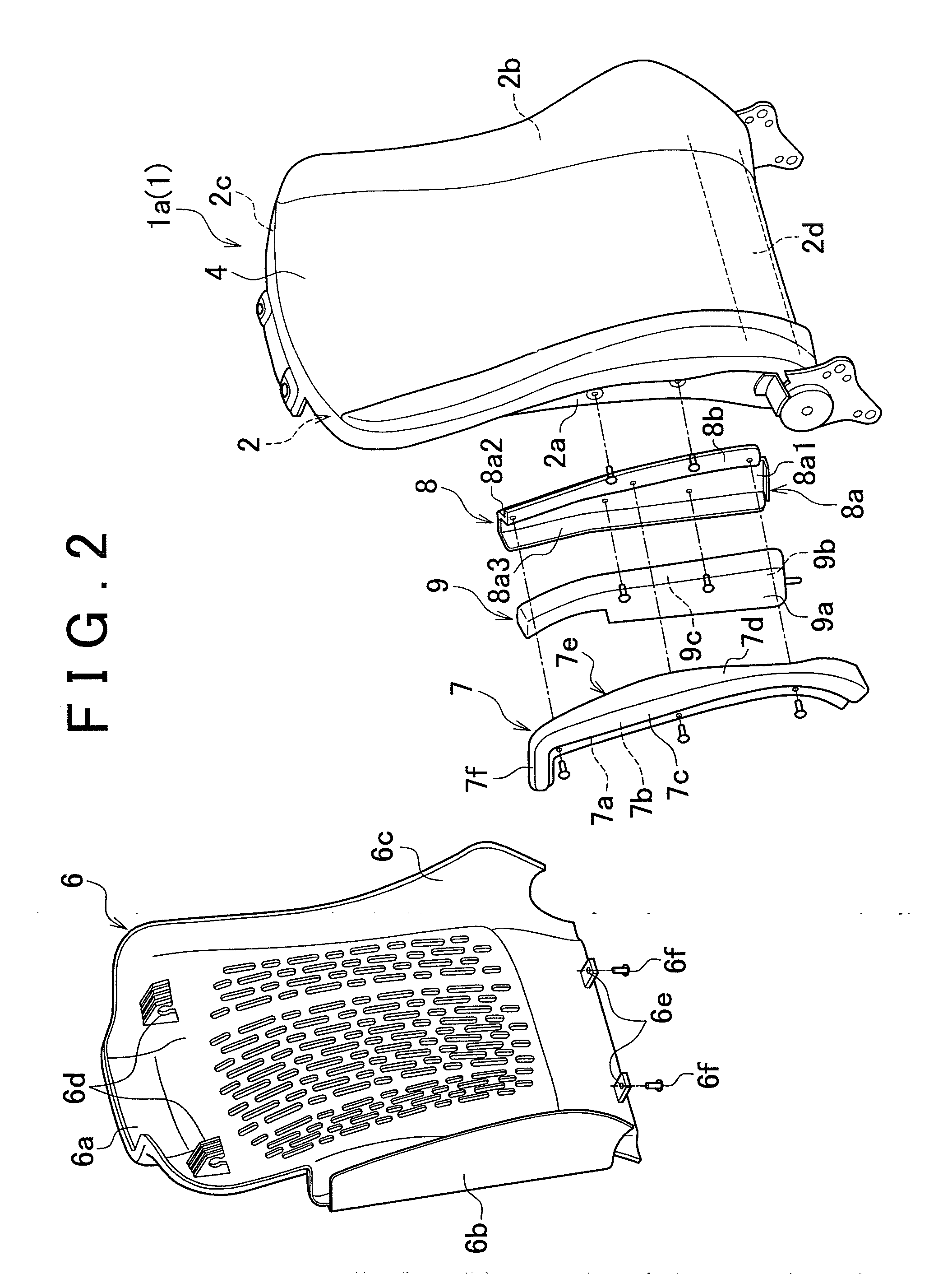 Vehicle seat with air bag