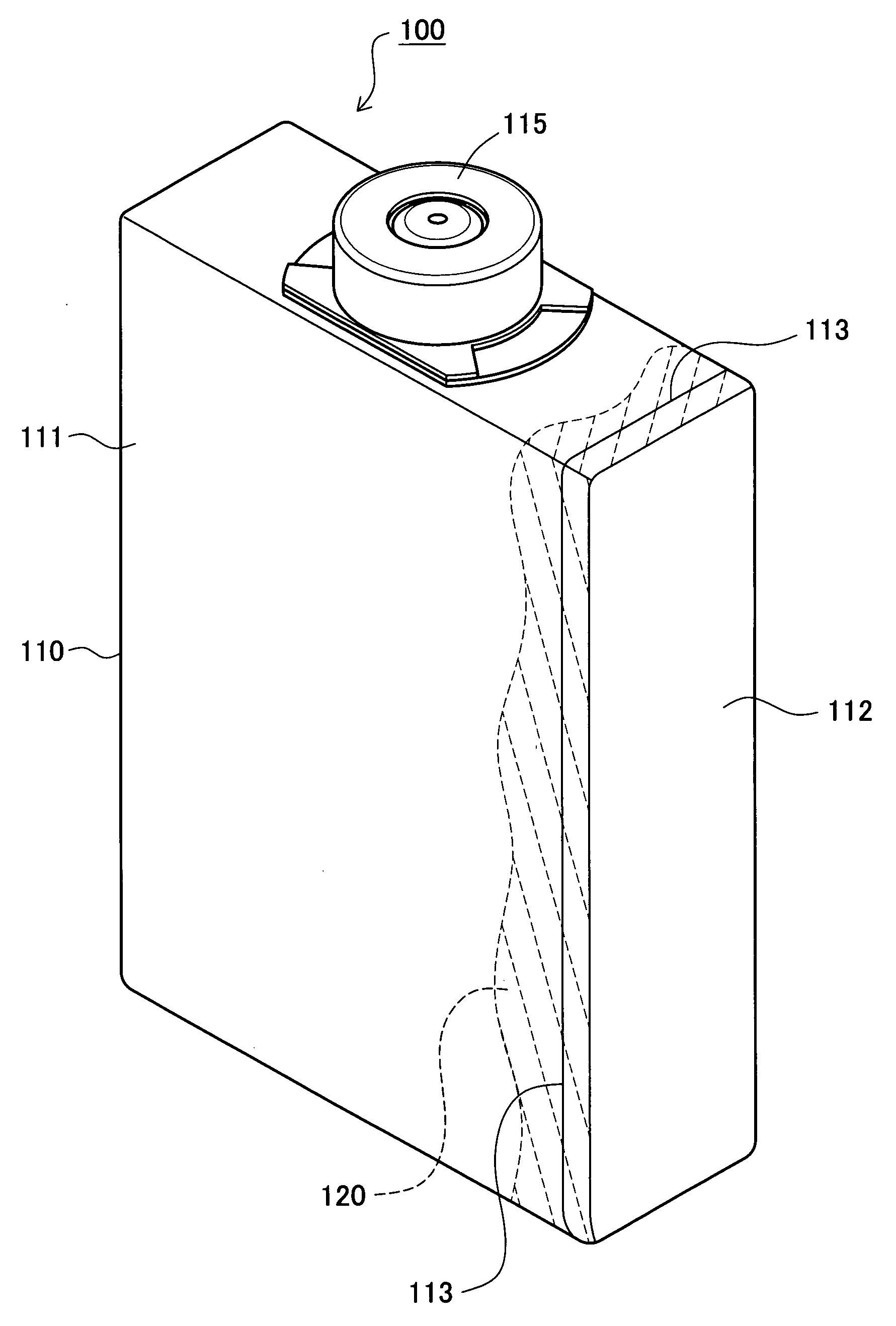 Battery, manufacturing method of battery, and check method of electrolyte leakage