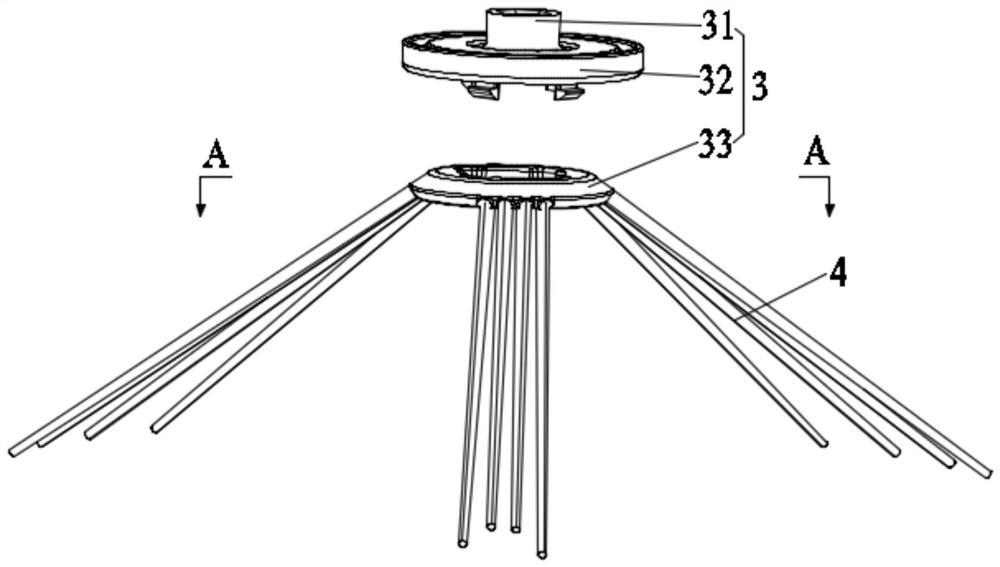 Edge sweeping assembly and cleaning robot