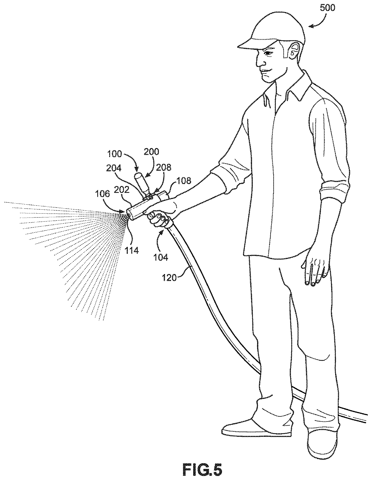 Sprayer attachment for a garden hose