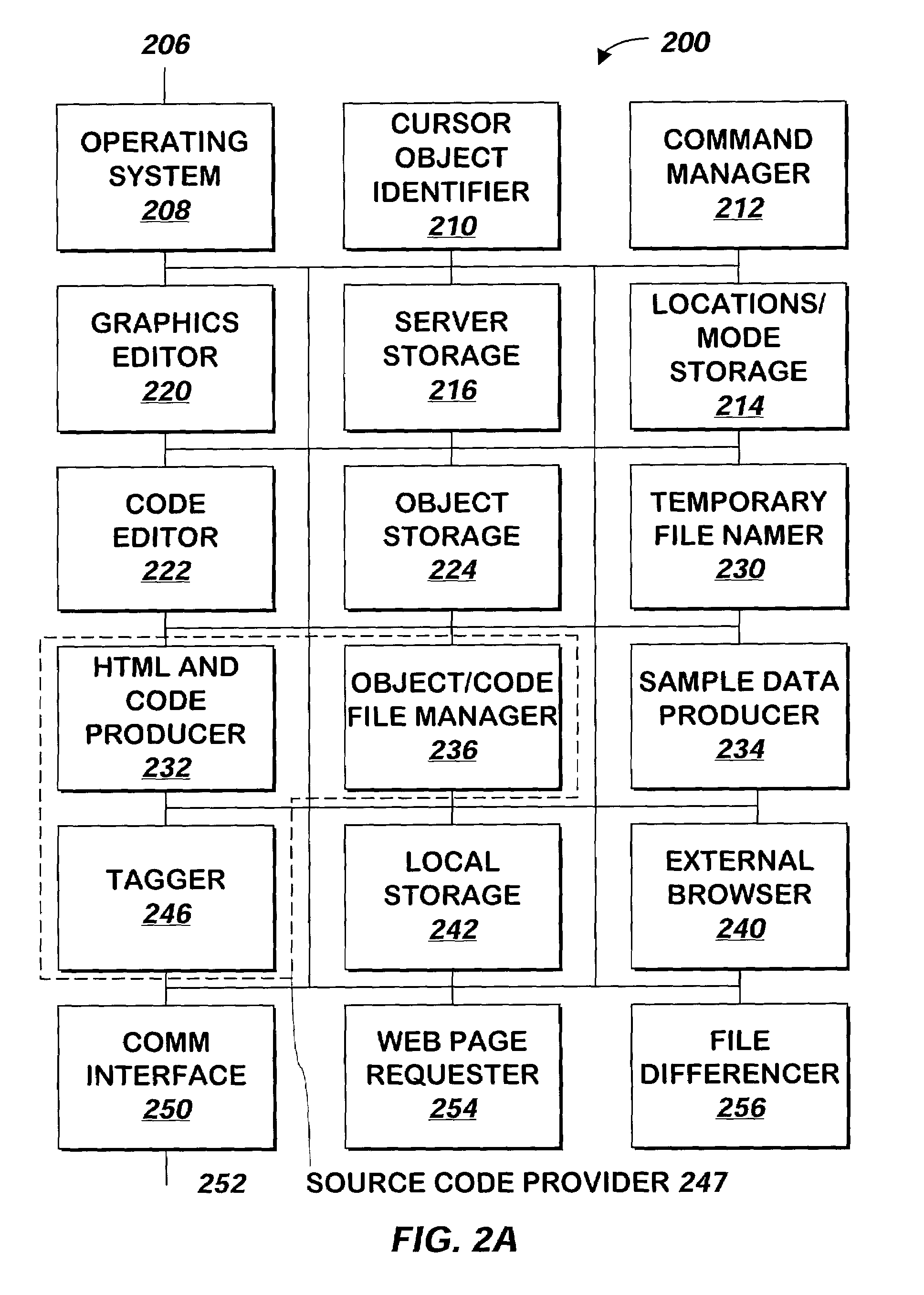 System and method for displaying server side code results in an application program