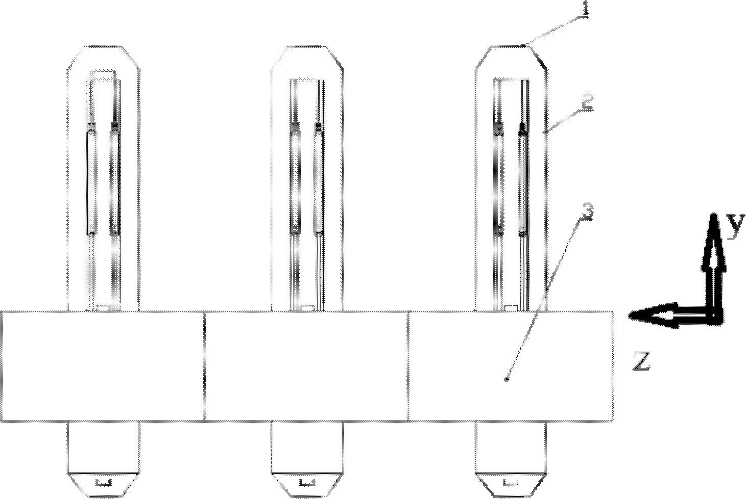 Large-scale display screen cooperating device with six-degree of freedom