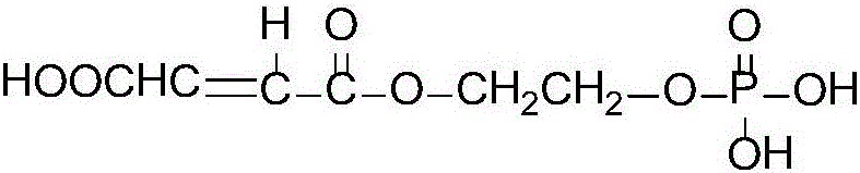 Unsaturated phosphate ester for producing high-slump-retaining type polycarboxylic acid water reducing agent