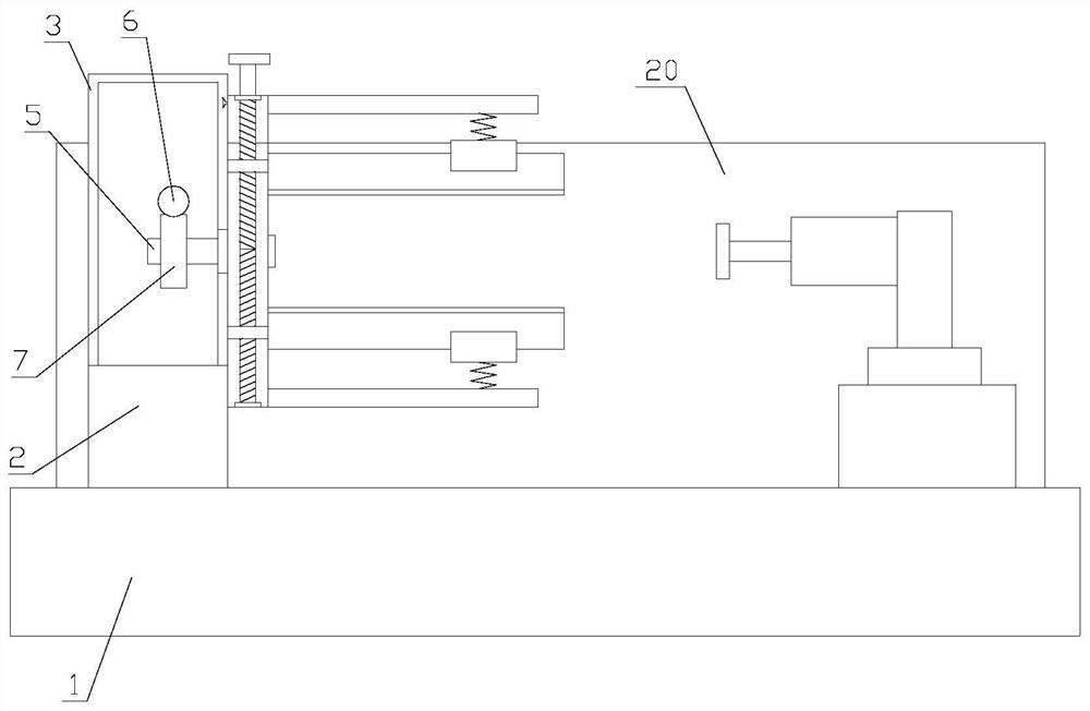 High-precision grinding device for drill bit