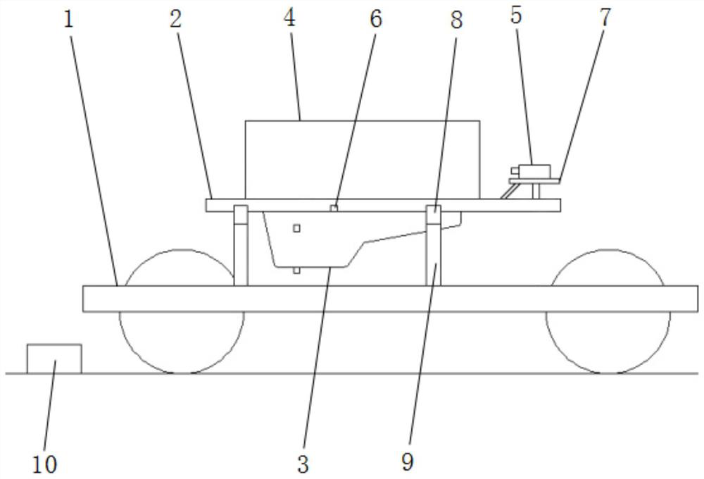 Device and method for measuring splashing height of engine oil in oil pan during collision impact simulation