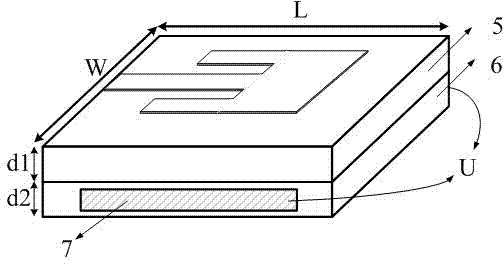 Magnetically and electrically-adjustable microstrip antenna and adjusting method thereof