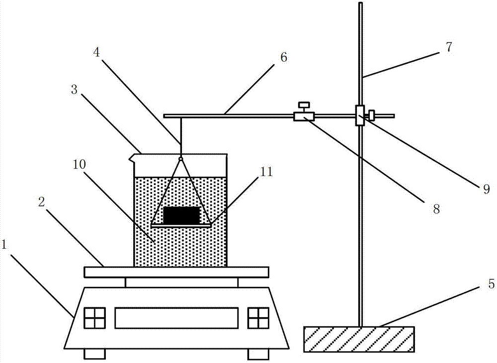 Method and device for volume measuring of crack soil