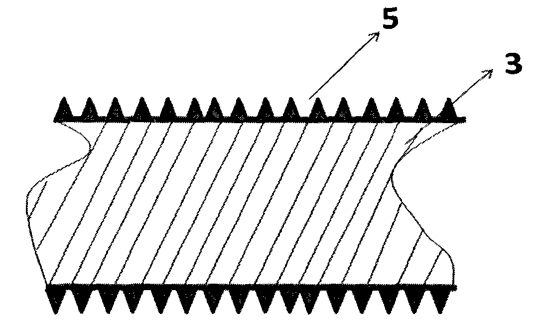 Bubble type flexible non-woven cloth and manufacturing method thereof