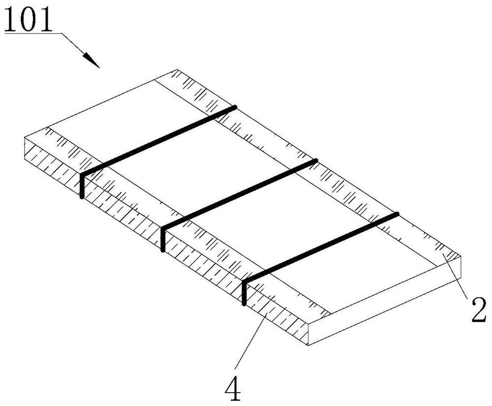 PCB board-mounted resistor with polygonal cross-section and its forming process