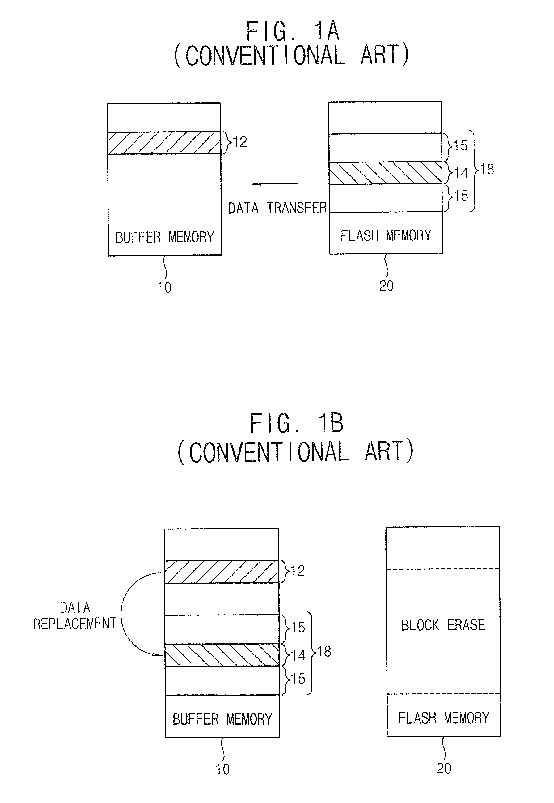 Flash Memory Device and Flash Memory System Including a Buffer Memory