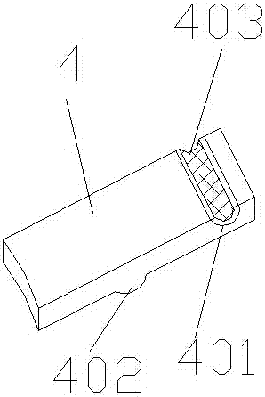 Simple domestic mop water squeezing device