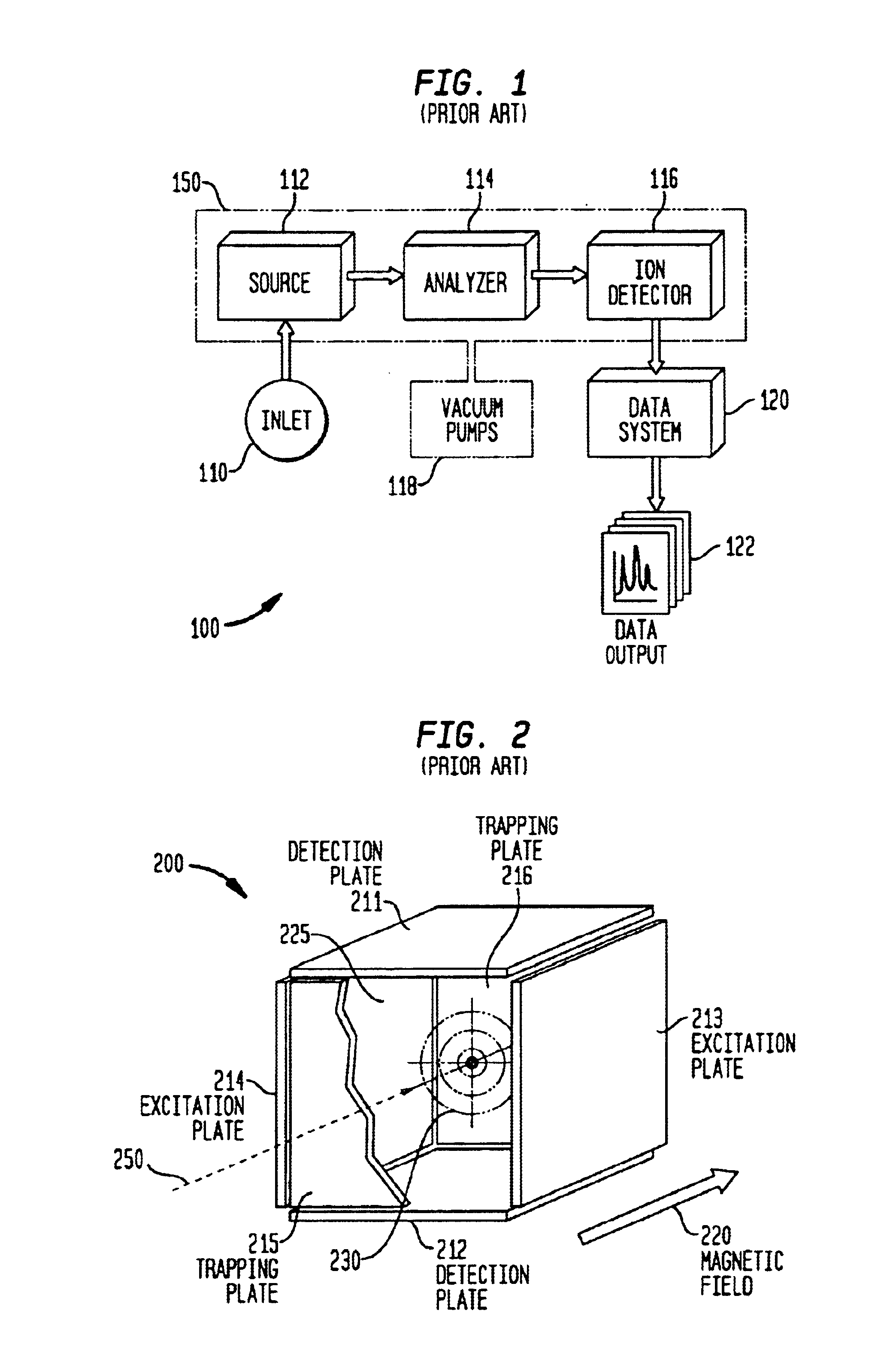 Method and apparatus for detecting low-mass ions