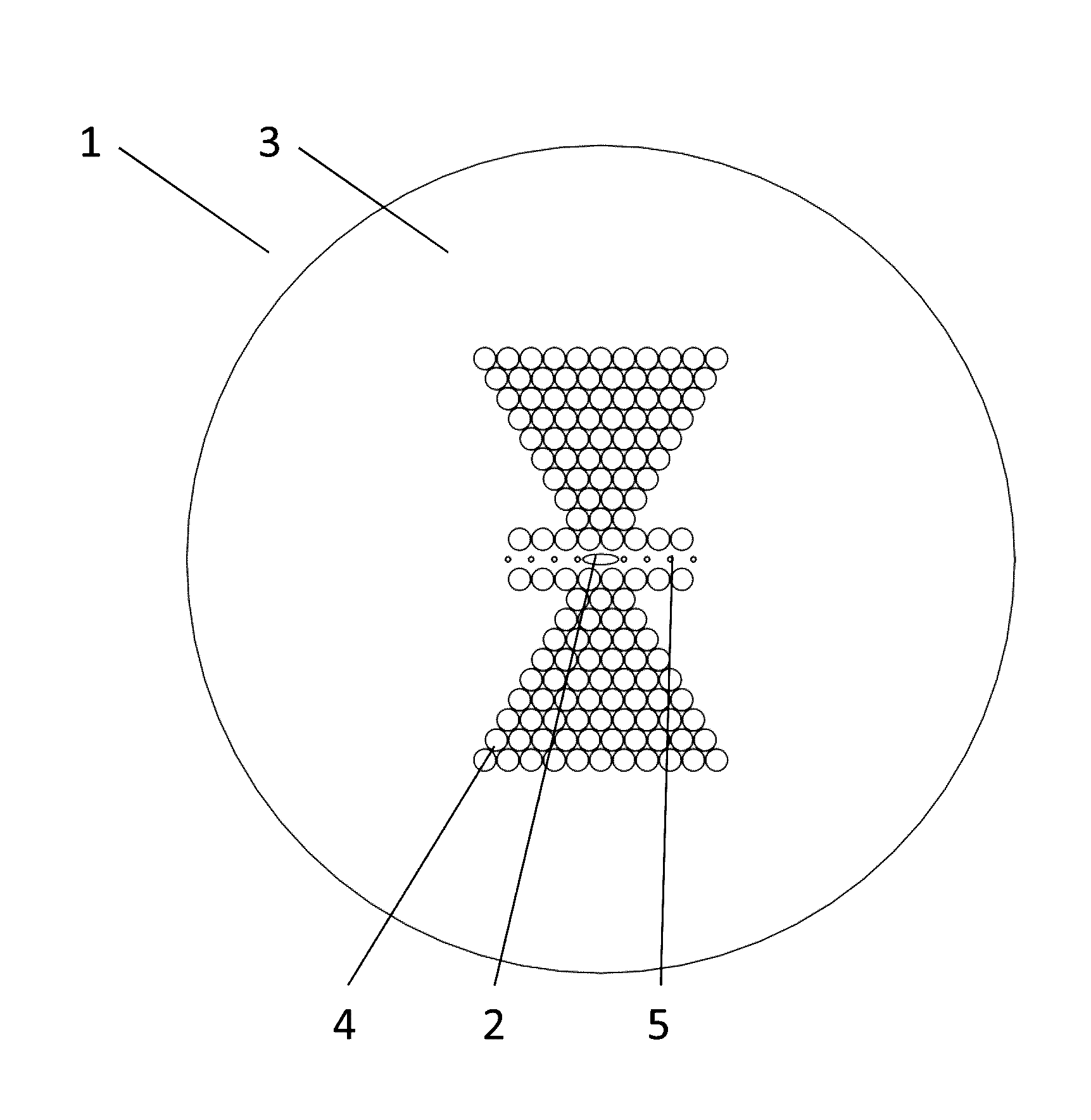 Microstructured Optical Fibre, Composite Structure, Method and Use for Measuring Shear Load in a Composite Structure