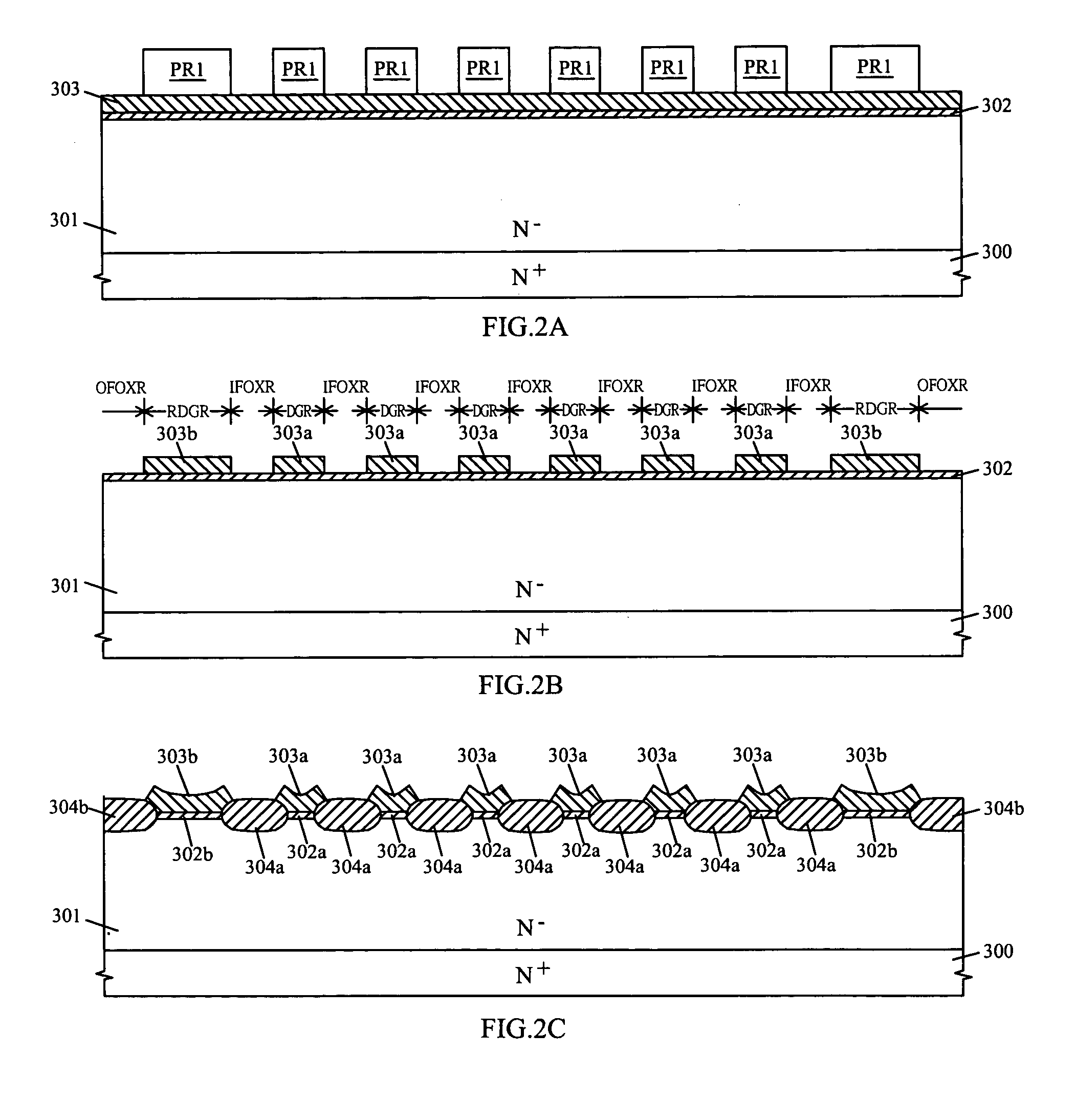 LOCOS-based junction-pinched schottky rectifier and its manufacturing methods