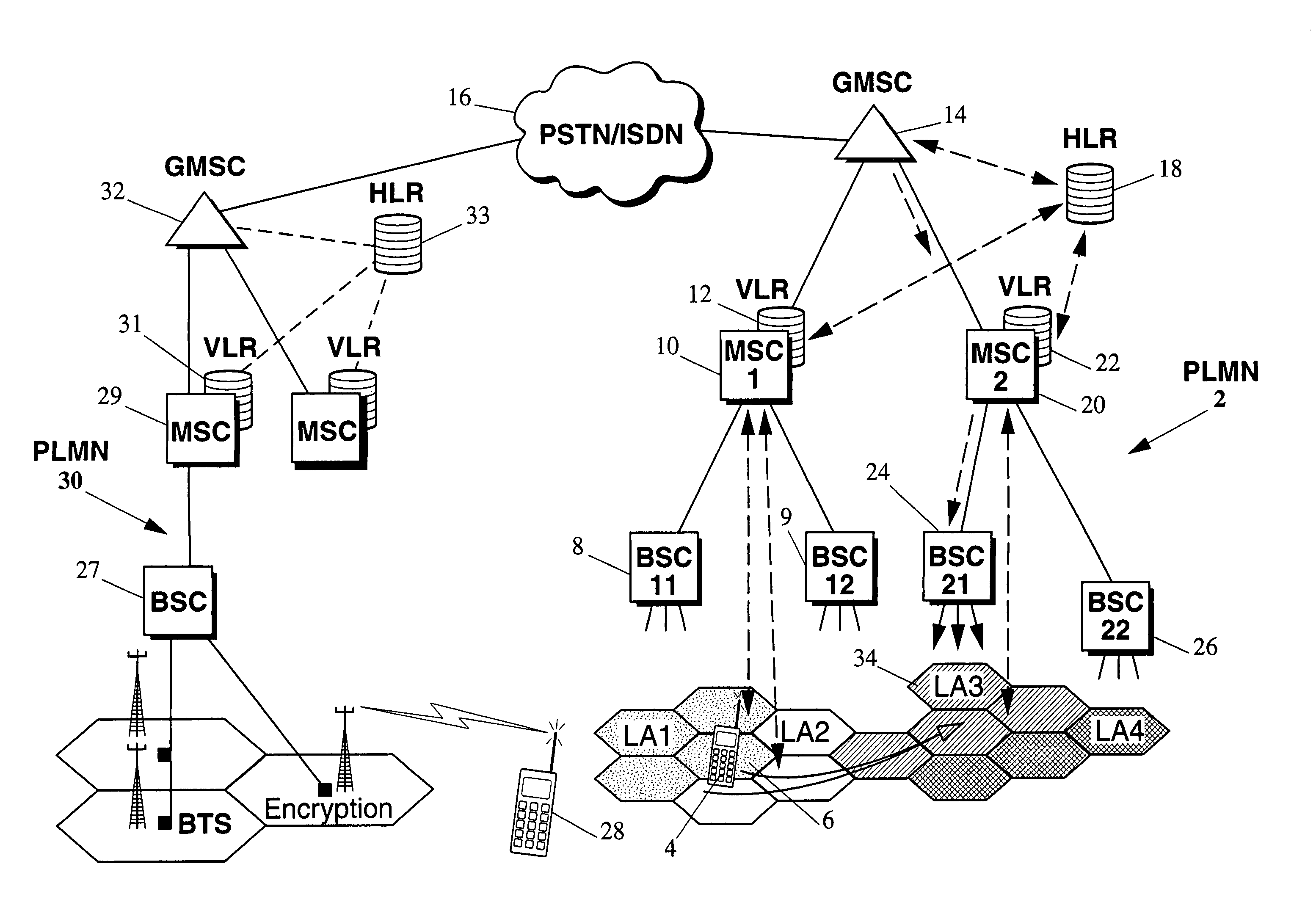 System and method of communicating operating capabilities in a telecommunication network