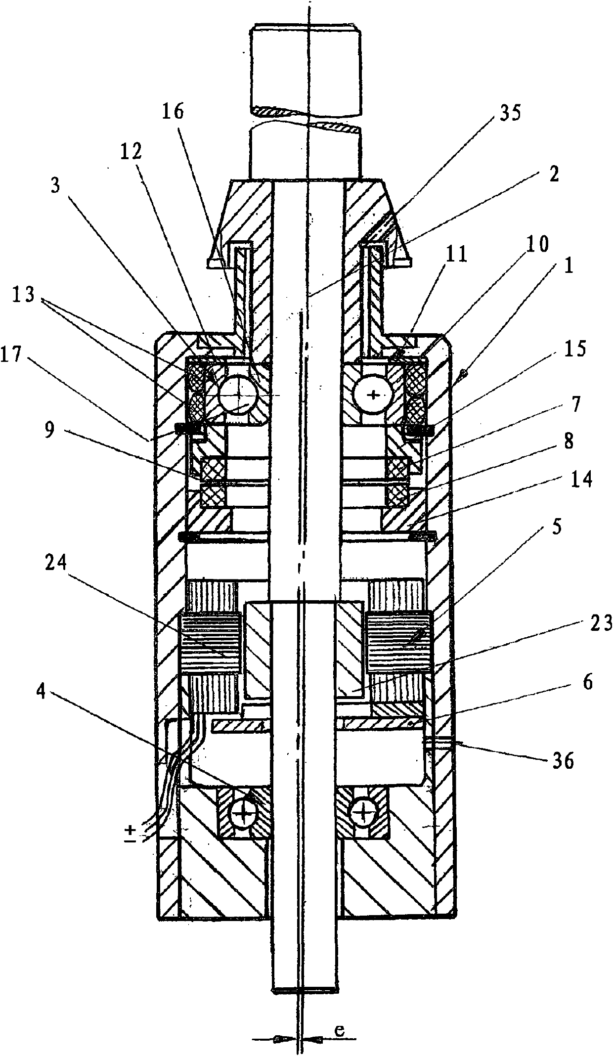 Frictional false twisting device