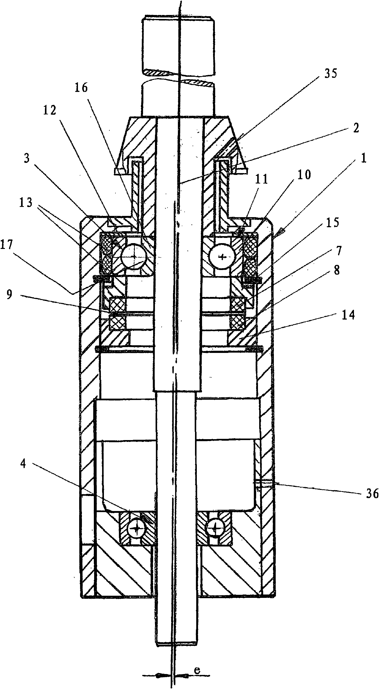 Frictional false twisting device