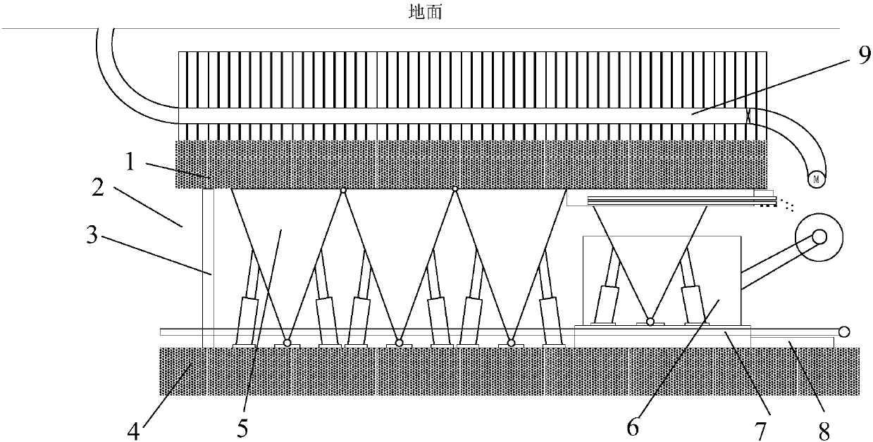 Damping mechanism of coal mining machine