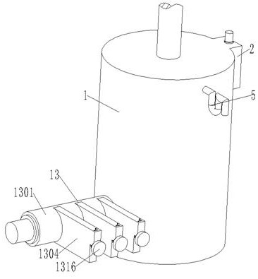 Underground water quality detection sampling device with air pressure fixed-ejection mechanism