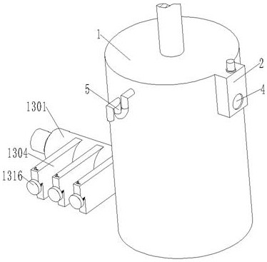 Underground water quality detection sampling device with air pressure fixed-ejection mechanism