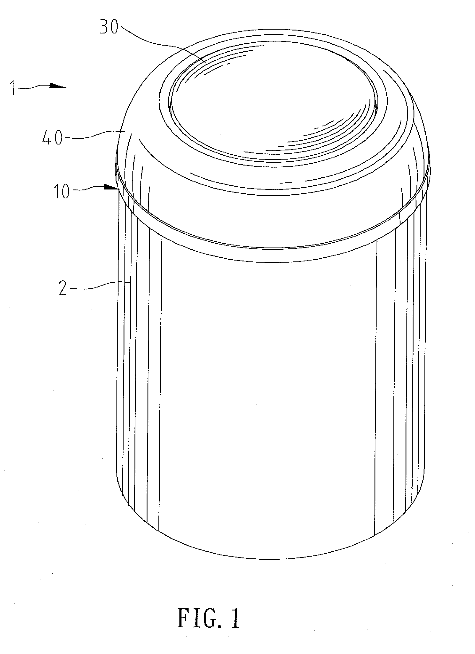 Container with Automatic Opening Lid