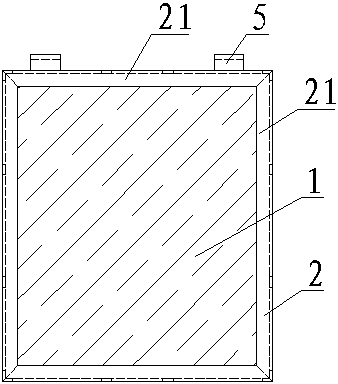 A kind of exterior window with wrapped corners