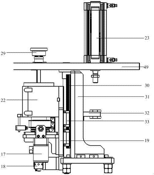 Wheel hub unit negative clearance testing equipment