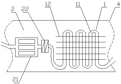 Semiconductor condensation heat energy power system utilizing thermal discharge water of nuclear power station