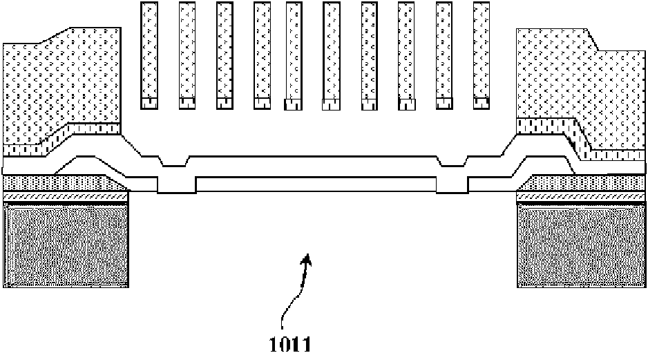Capacitance type microphone with stress release membrane prepared at a low temperature and preparation method thereof