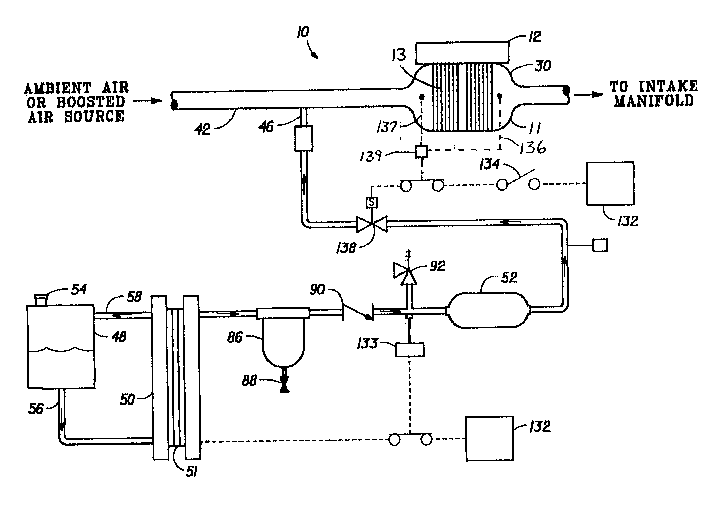 Electrolyzer for internal combustion engine