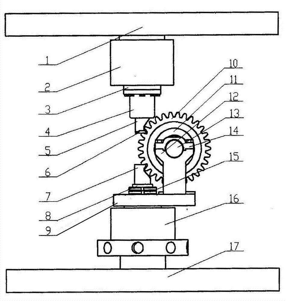 Gear single-tooth loading testing device with uniform loading function