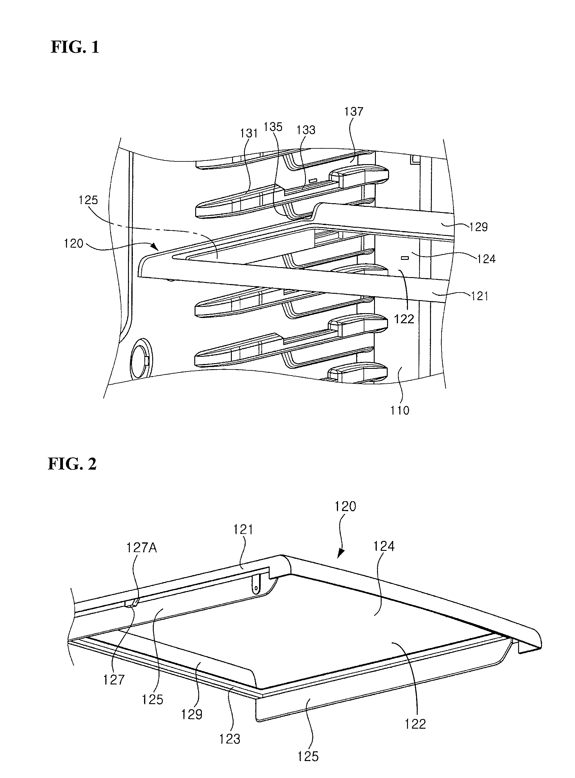 Installation structure of shelf assembly for refrigerator and refrigerator comprising the same