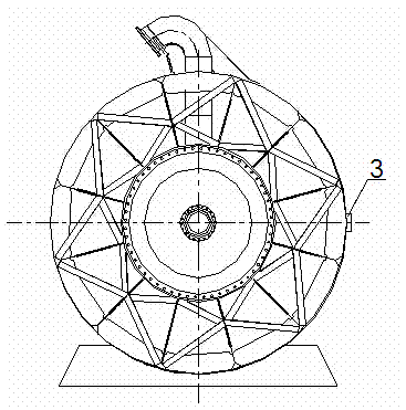 Method for machining ultra-large roller