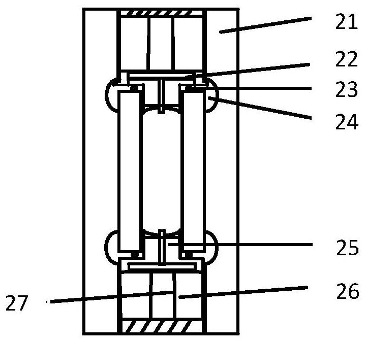 Multi-stage liquid recoil arc extinguishing device