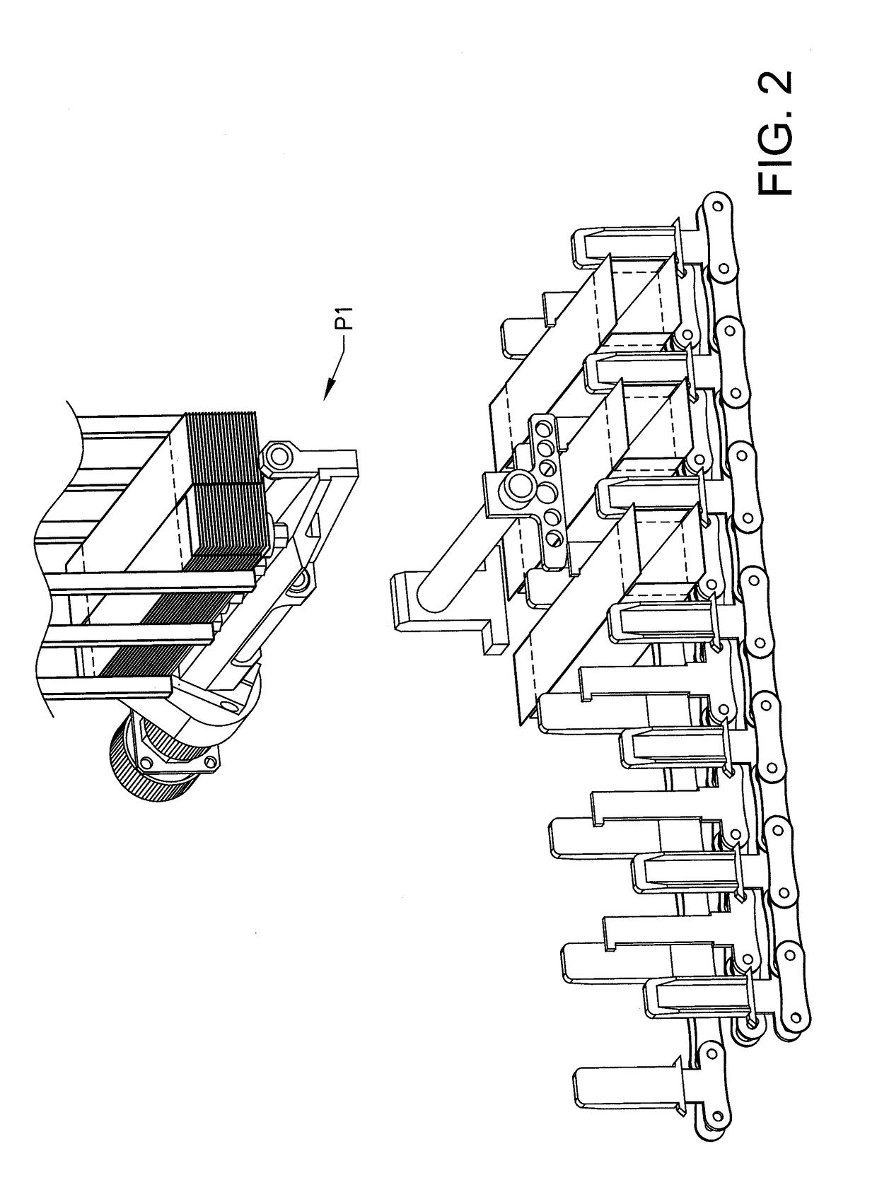 Carton feeder system and method for simultaneously feeding a plurality of cartons to a conveyor track using a plurality of pick-up heads