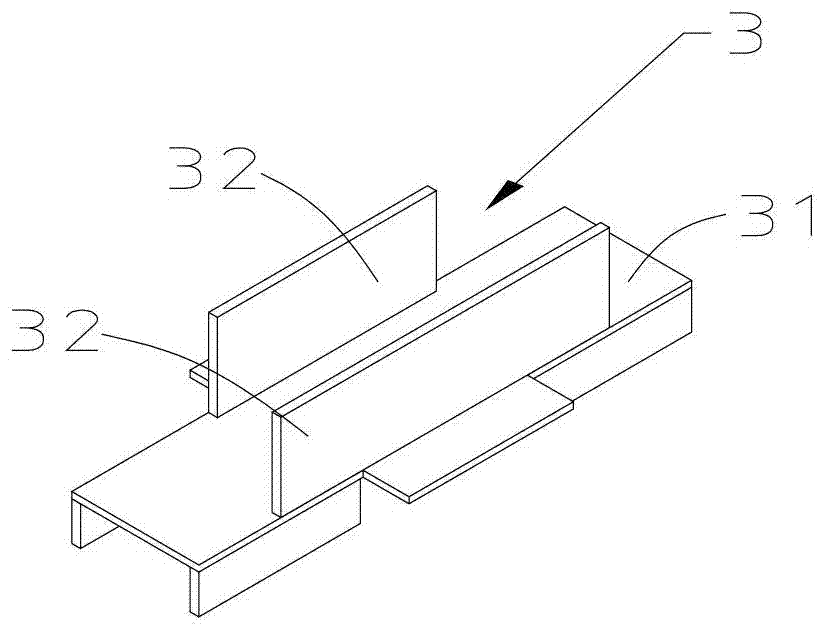 Coaxial and double-beam shared supporting structure without machine room