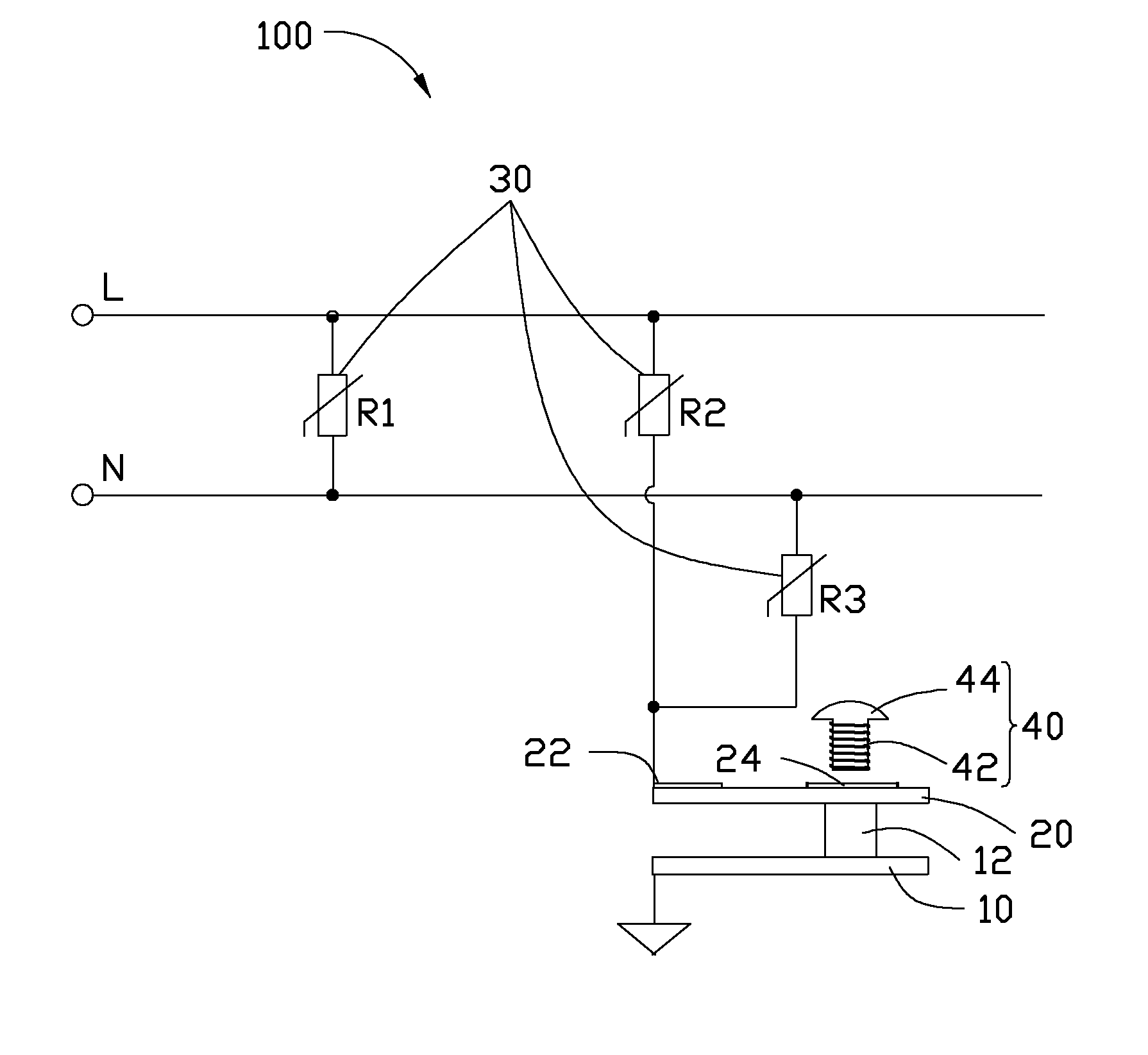 Over-voltage protection device