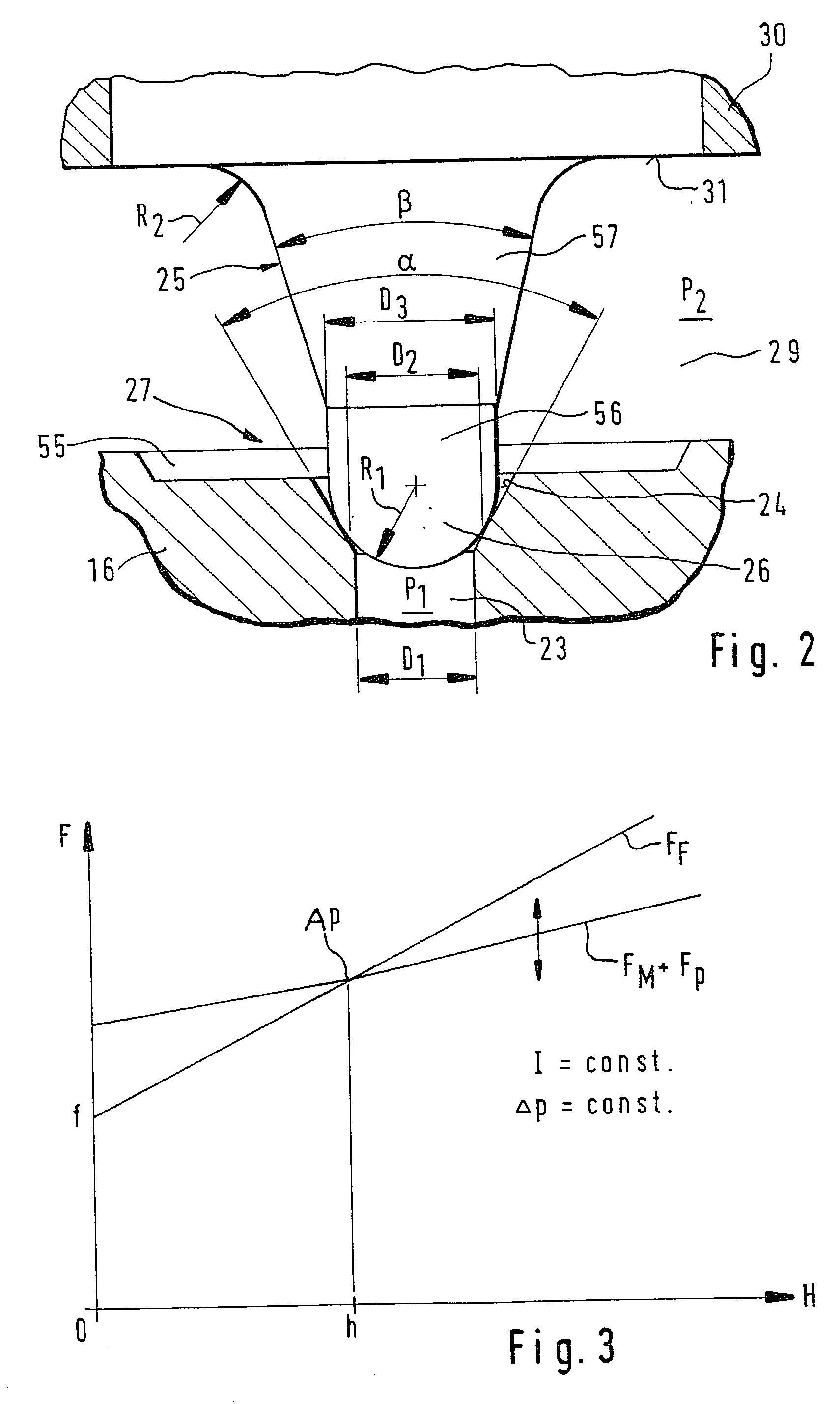 Electromagnetically actuated valve, especially for hydraulic braking systems in motor vehicles