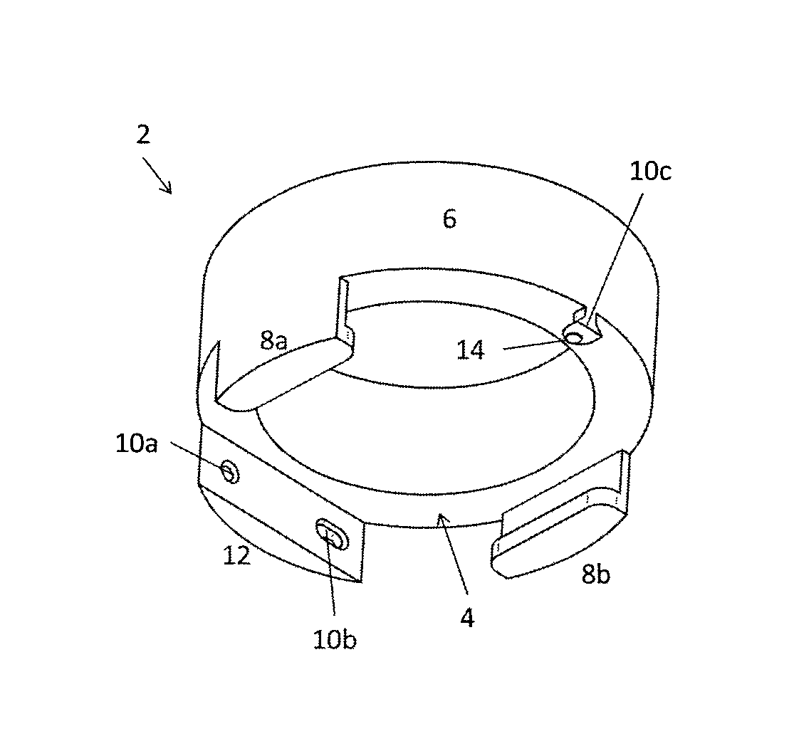 Arrangement for a removable ion-optical assembly in a mass spectrometer