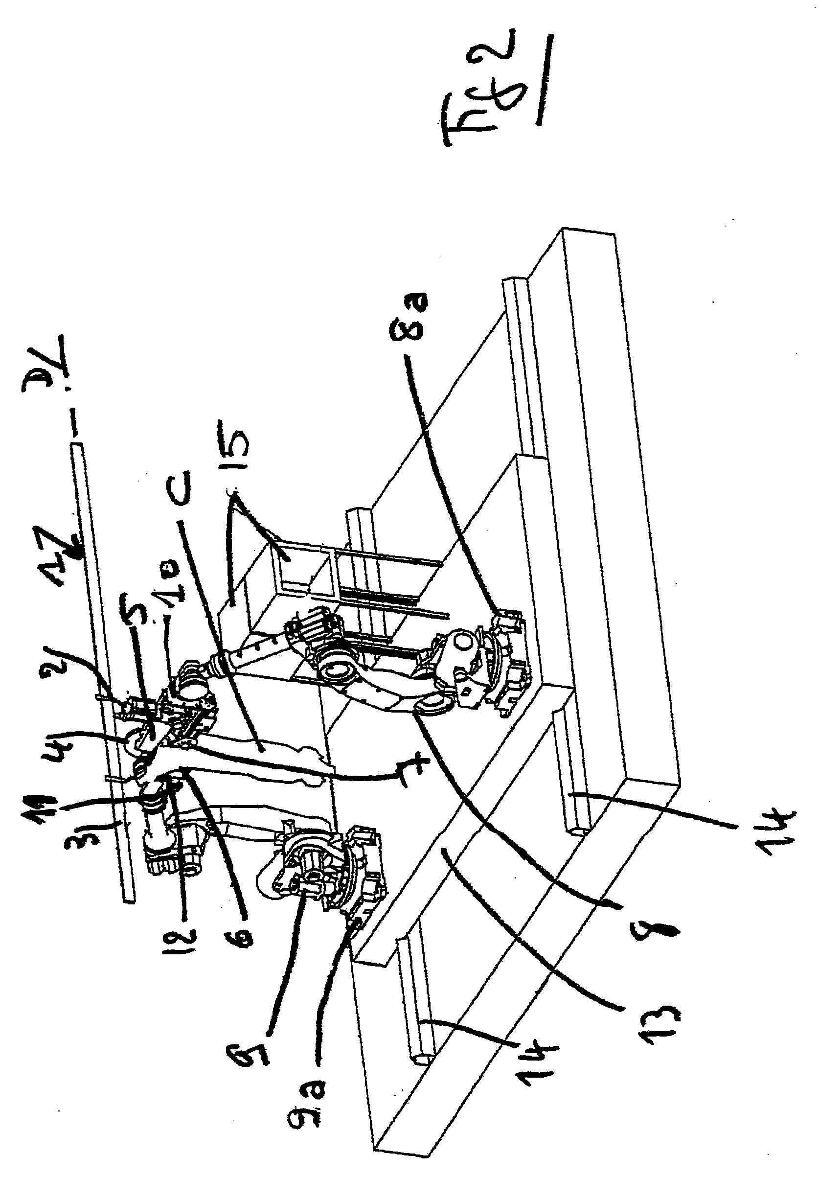 Installation for splitting hog carcasses or equivalent comprising one or more robots