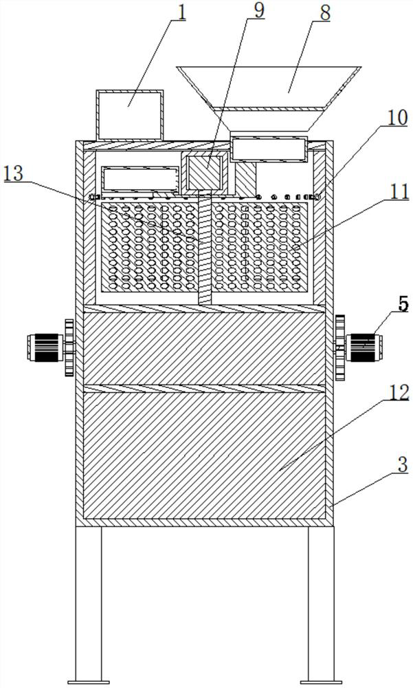 A fully automatic peanut shelling machine