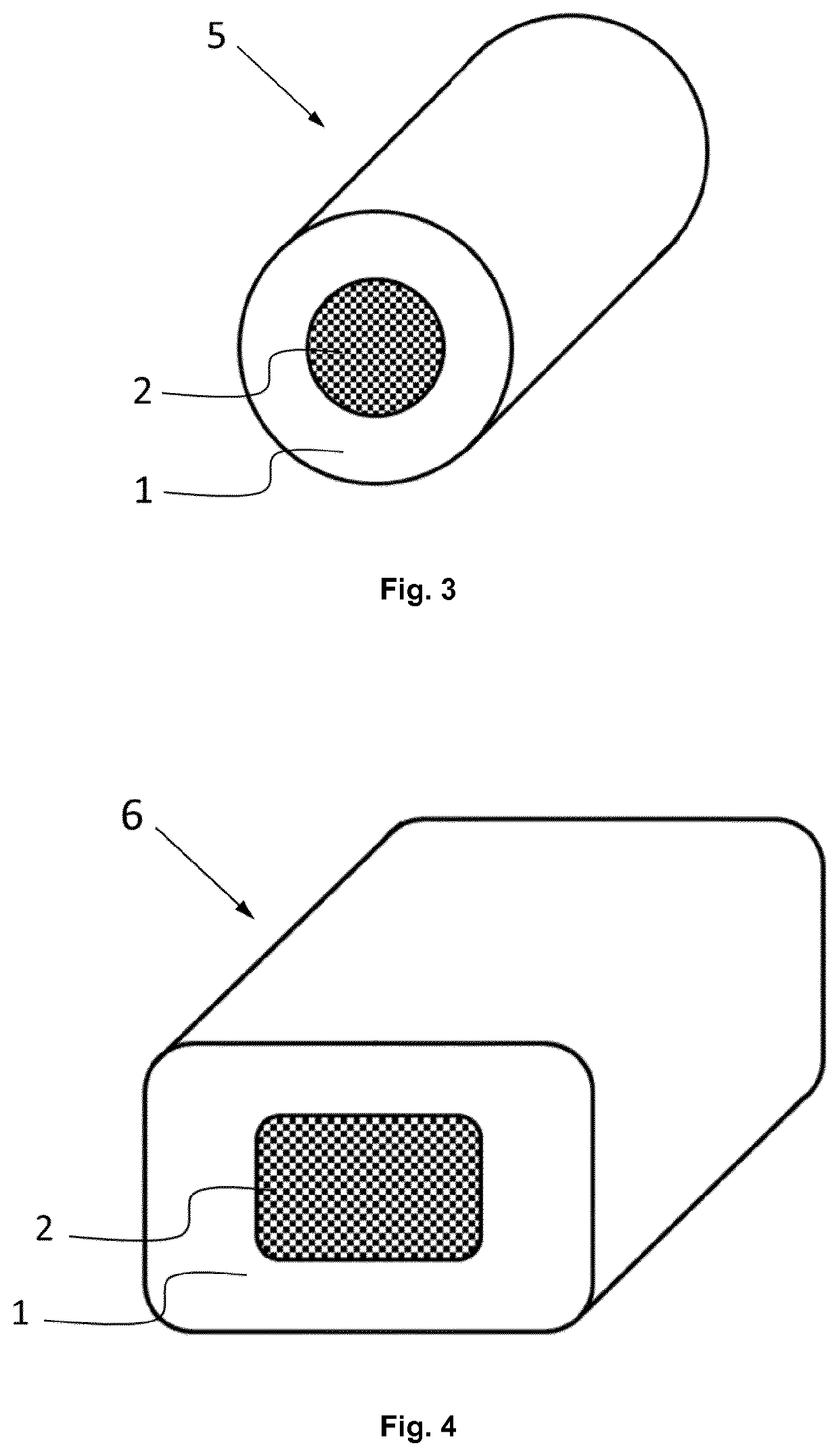 Biodegradable fabric and use of such fabric