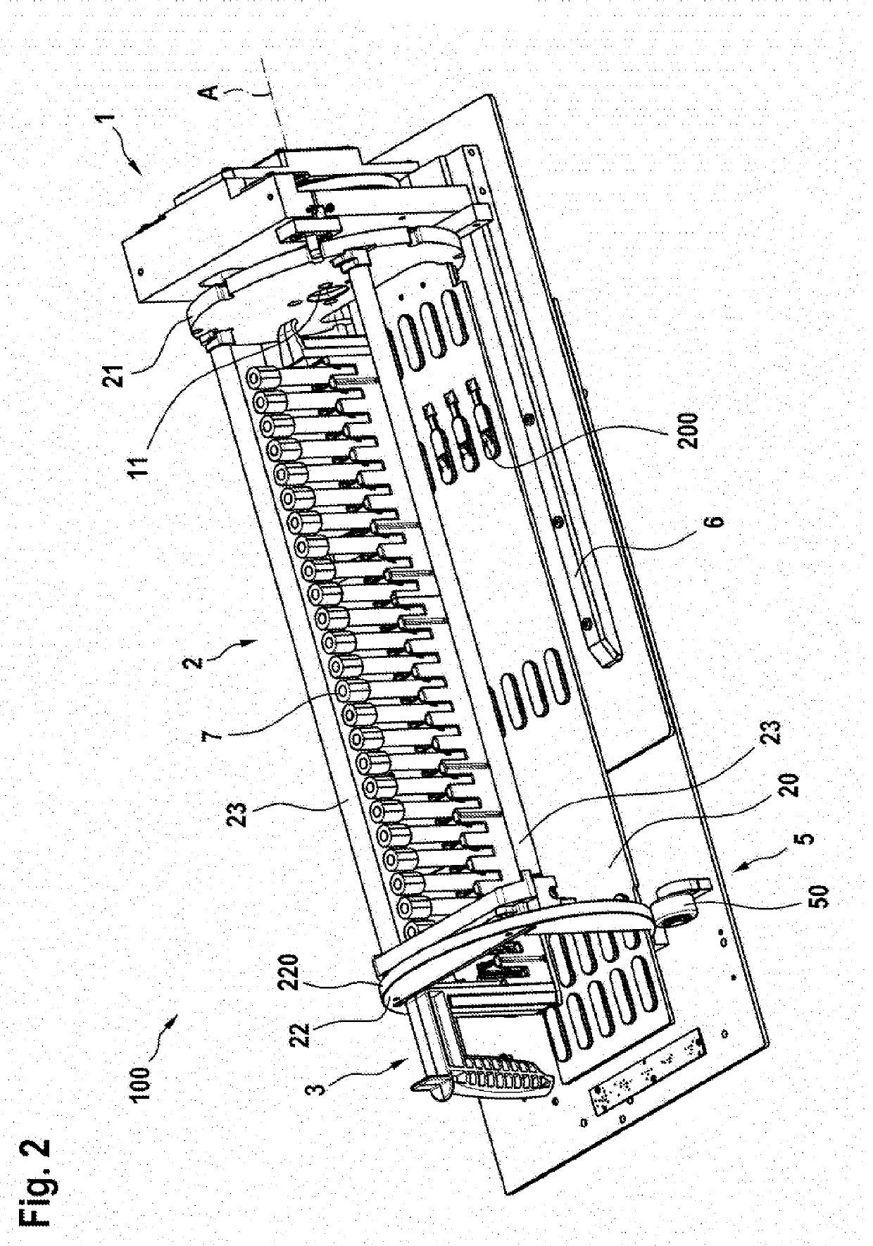 Mixing apparatus, mixing system and method for mixing substances in closed containers