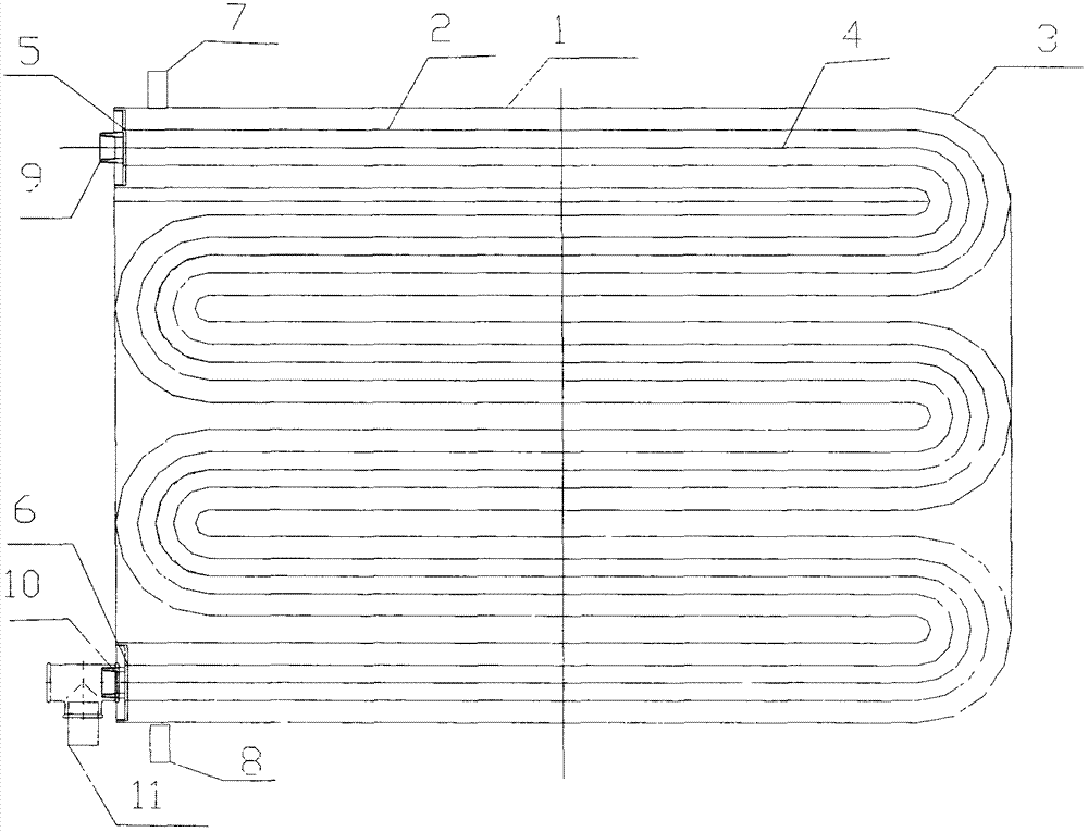 Plastic radiating and ventilating water heater and making method thereof
