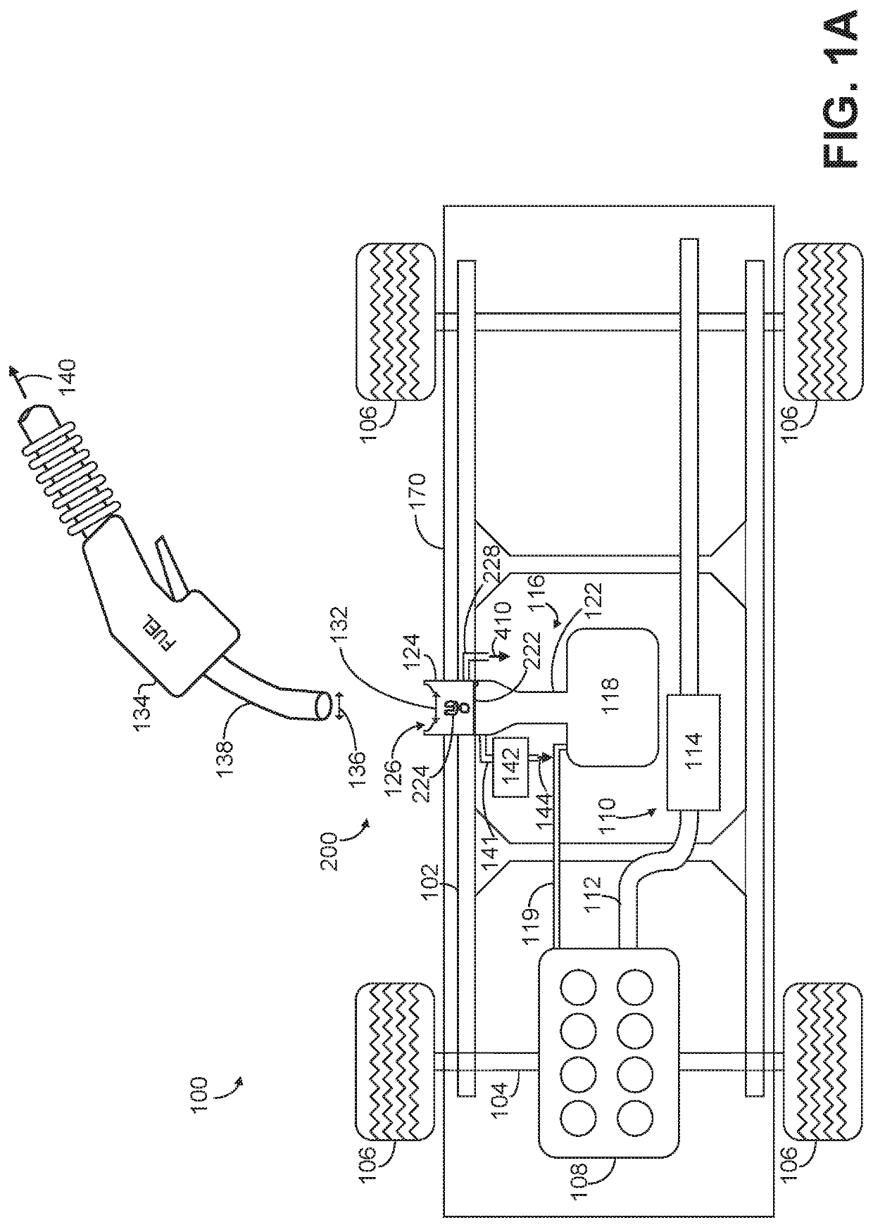 Vehicle capless refueling system